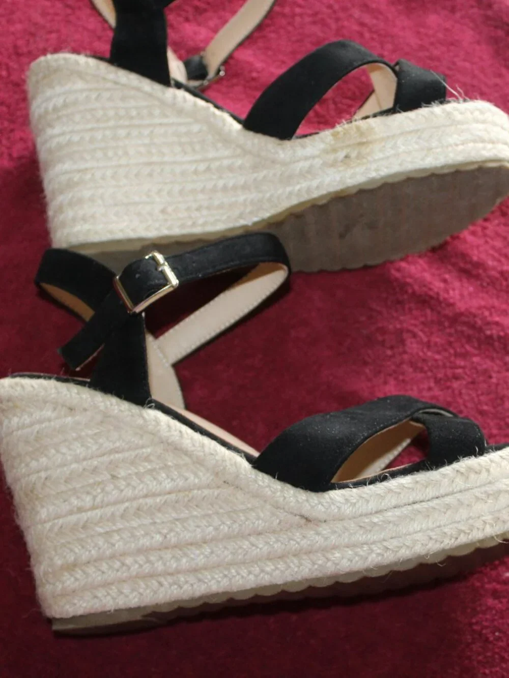 Women's Platform Sandals Wedge Ankle Strap Open Toe Sandals